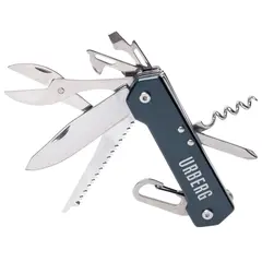 Urberg Multi Function Knife Navy Multiverkt&#248;y med 9 deler