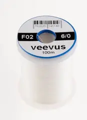 Veevus bindetr&#229;d 6/0 - White R&#229;sterk, lett &#229; splitte