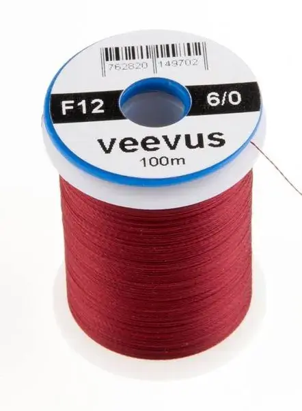 Veevus bindetråd 6/0 - Claret Råsterk, lett å splitte 