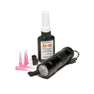 Bug-Bond Multi LED Light Kit Lim + UV-lykt + tip-kit