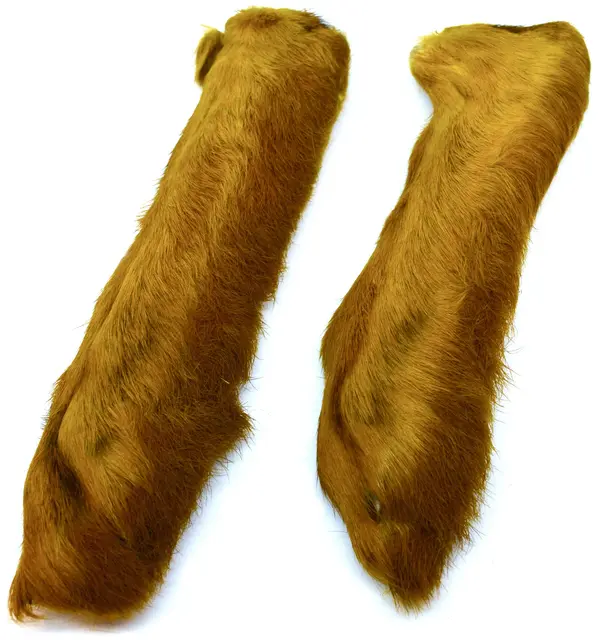 Veniard Patagonian Hares Feet Golden Olive 