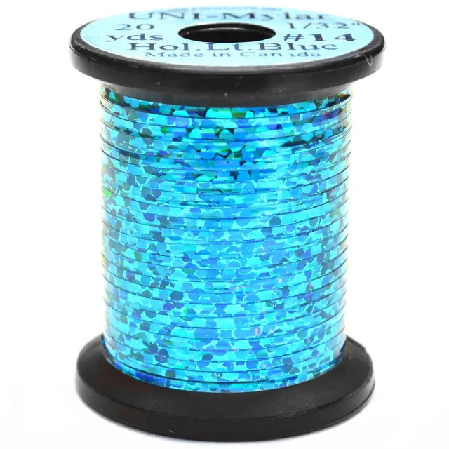 UNI Holographic Mylar - Light Blue Holo. Medium #14 
