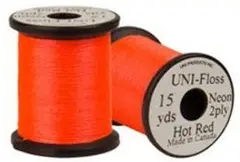 Uni Neon Fluo Floss - Hot Red
