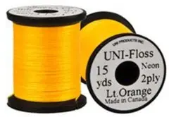 Uni Neon Fluo Floss - Light Orange