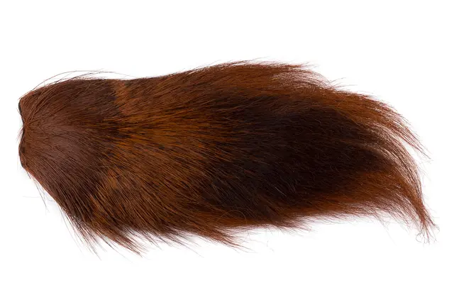 Veniard Bucktail Large Dark Brown Kvalitets hjortehale med lange fibre 