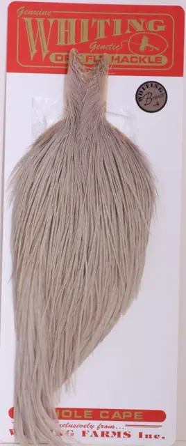 Whiting Dry Fly Cape - Light Dyed Dun Bronsegradering 