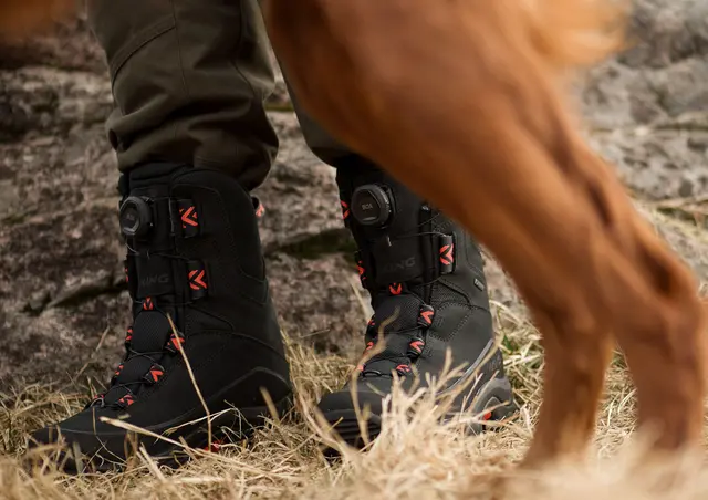 Viking Villrein High GTX BOA BlackRed 36 Høy jaktstøvel med god komfort 