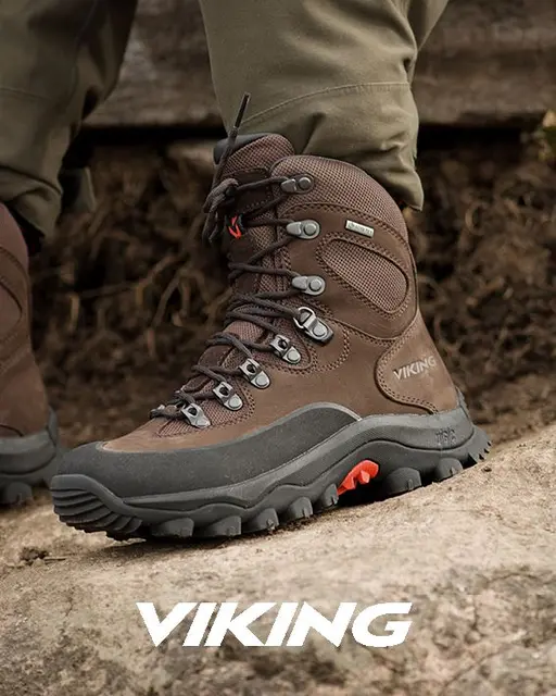Viking Villrein High GTX M Dark Brown 41 Høy jaktstøvel med god komfort 