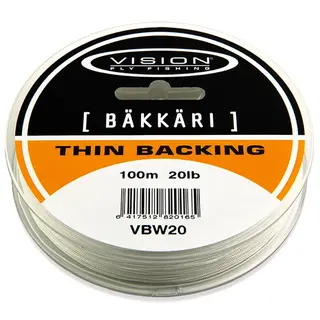Vision Bakkari Backing 100m/20lbs White