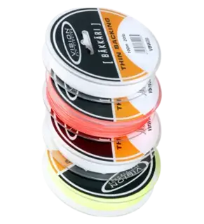 Vision Bakkari Backing 100m/20lbs White/Orange