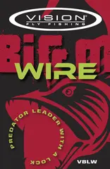 Vision Big Mama Wire Leader 1,6&#39;/50cm med Mustad&#180;s Fastach
