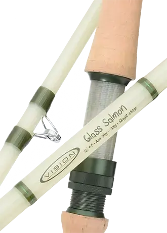 Vision Glass Salmon 12' #8 4-delt 