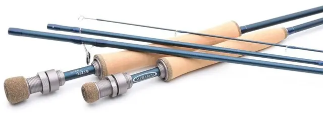 Vision Stifu Seatrout fluepakke Fiskesett med stang, snelle og fluesnøre 