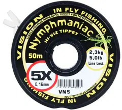 Vision Nymphmaniac Hi-Viz Yellow Tippet 6X 0,14mm
