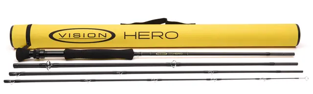 Vision Pike Hero 9' #8 Fluestang til gjeddfiske 4-delt 