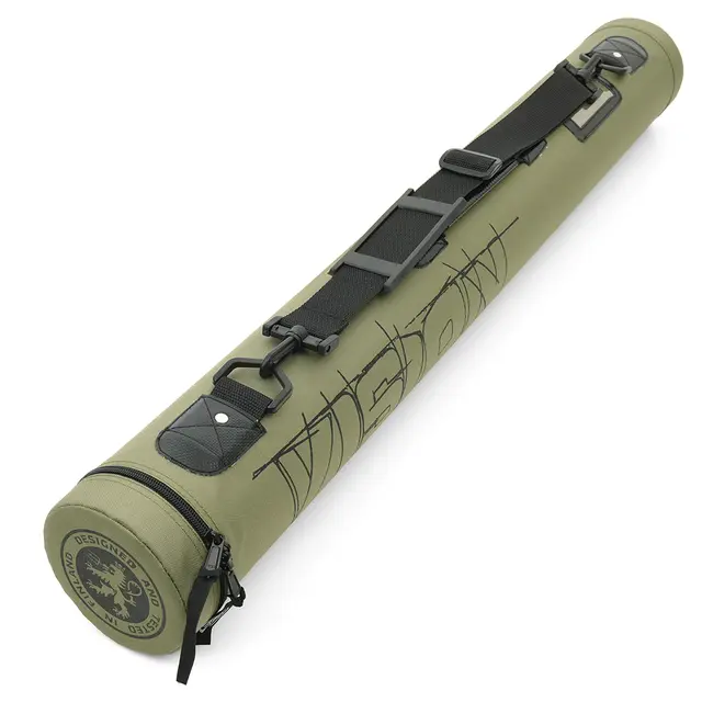 Vision Travel Tube Olive 82cm Geniale reisetube for sportsfiskere 