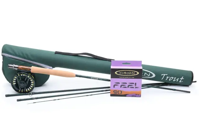 Vision Trout Outfit 9' #5 Komplett fluesett 