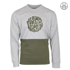 Vision Since Long Sleeve Grey/Olive M Genser laget av resirkulert materiale
