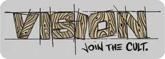 Vision Join the cult sticker 150mm Dekorklistremerke