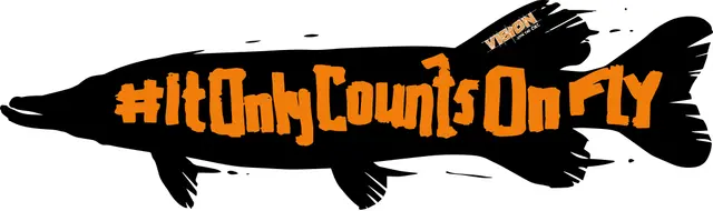 Vision It only counts 40cm pike Dekorklistremerke 