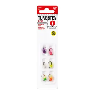 VMC Tungsten Fly Jig Kit 6pk Glow