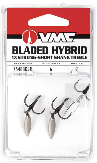 VMC 7548BD Bladed Hybrid #12 Effektiv treblekrok med spinnerblad 