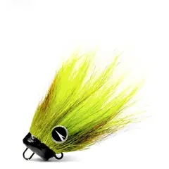 VMC Mustache Rig Chartreuse 11g S Livlig h&#229;rprydet rundt jigghode