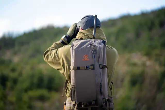 Vorn EV30 Ash Green 30L jaktsekk med Quick Rifle Release 