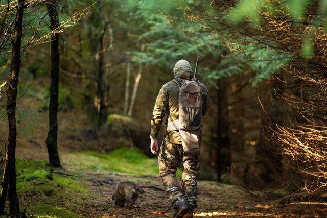 Vorn LT12 Ash Green 12L jaktsekk med Quick Rifle Release 