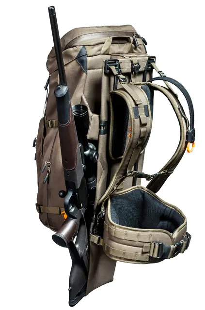 Vorn EV45 Ash Green 45L jaktsekk med Quick Rifle Release 