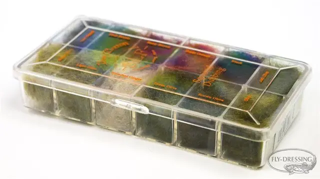 Wapsi SLF Squirrel dubbing Dispenser 12 Farger 