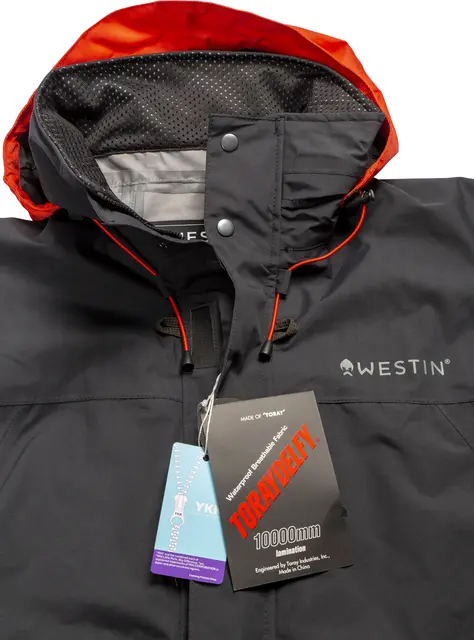 Westin W6 Rain Jacket S Regnjakke - Steel Black 