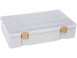 Westin W3 Tackle Box 36x22,5x4,8cm Grey/Clear