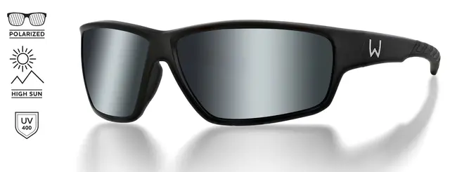 Westin W6 Sport 20 Matte Black Smoke Solbriller designet for sportsfiskere 