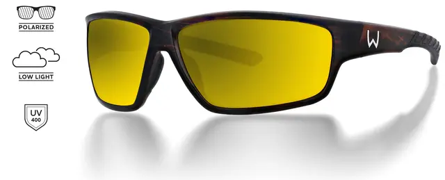 Westin W6 Sport 20 Matte Brown Stripe Solbriller designet for sportsfiskere 