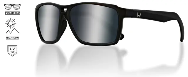 Westin W6 Street 150 Matte Black Smoke Solbriller designet for sportsfiskere 