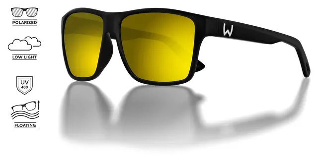 Westin W6 Street 200F Matte Black Brown Solbriller designet for sportsfiskere 