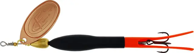 Westin FC Downstream #4 20g Black/Flouro Orange Copper Blade 