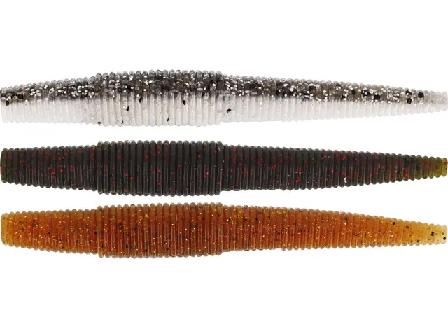 Westin Ned Worm Motoroil Pepper 9cm Super realistisk gummi mark 5g 6-pack 