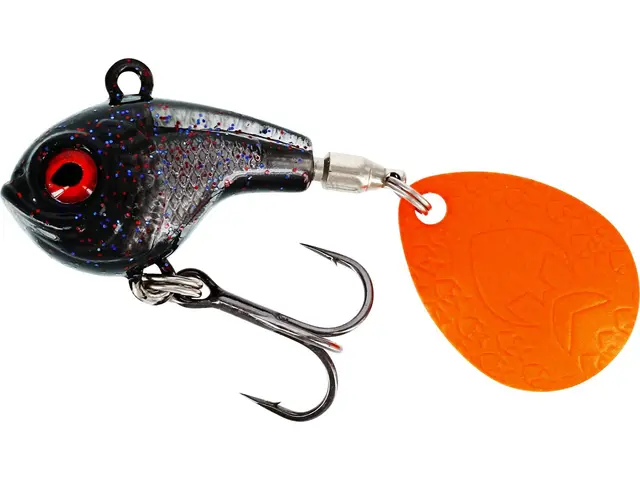 Westin DropBite Spin Tail Jig 8g Black Mamba 