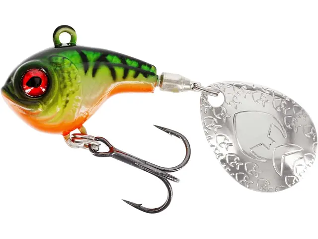 Westin DropBite Spin Tail Jig 8g Firetiger 