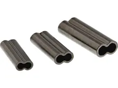 Westin Double Wire Crimp 1mm 20pk Black Nickel