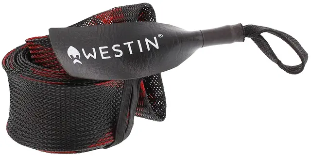 Westin Rod Cover S Black/Red Praktisk stangtrekk 