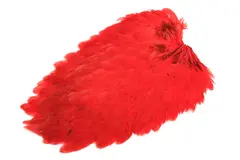 Whiting 4B Hen Saddle Red Red h&#248;nesaddel