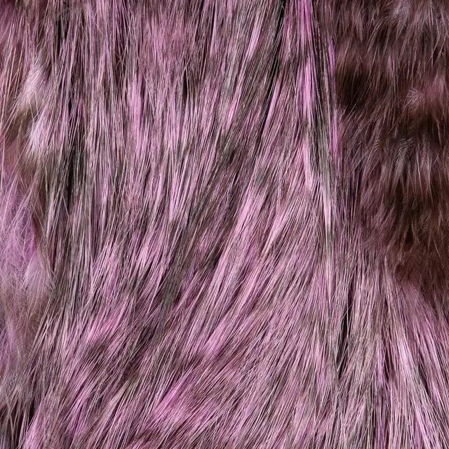 Whiting Bird Fur Grizzly/Shell Pink Fluene blir enda mer levende 