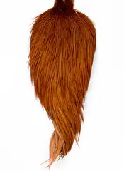 Whiting Dry Fly Saddle Golden Brown Bronsegradering