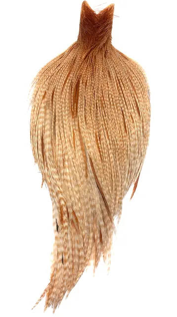 Whiting Dry Fly Cape - Medium Ginger Bronsegradering 