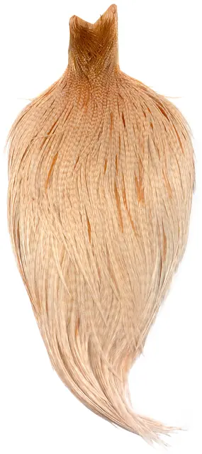 Whiting Dry Fly Cape BM Ginger Pro Grade gradering 