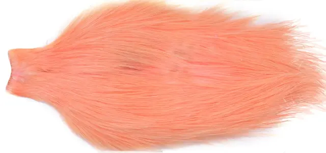 Whiting Spey Hackle - Salmon Pink Bronsegradering - Pattegris-fargen 
