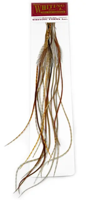 Whiting 100's Saddle Barred Dark #16 Barred Dark Ginger krok #16 